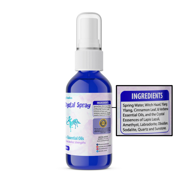 sagittarius crystal spray