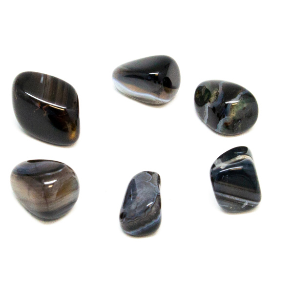 Striped Agate Tumbled Set (Large)-0