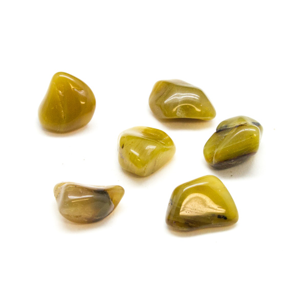 Olive Opal Tumbled Stone Set (Medium)-155569