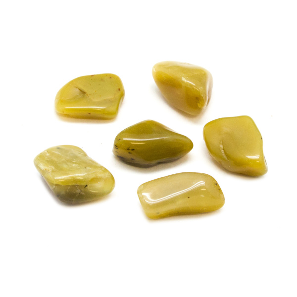Olive Opal Tumbled Stone Set (Large)-0