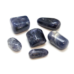 Iolite Tumbled Stone Set (Extra Large)-0