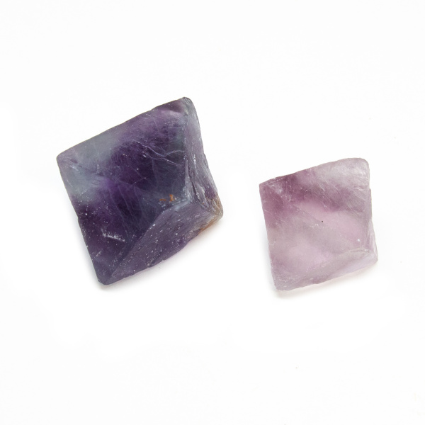 Fluorite Octahedron Pair (Medium)-162924