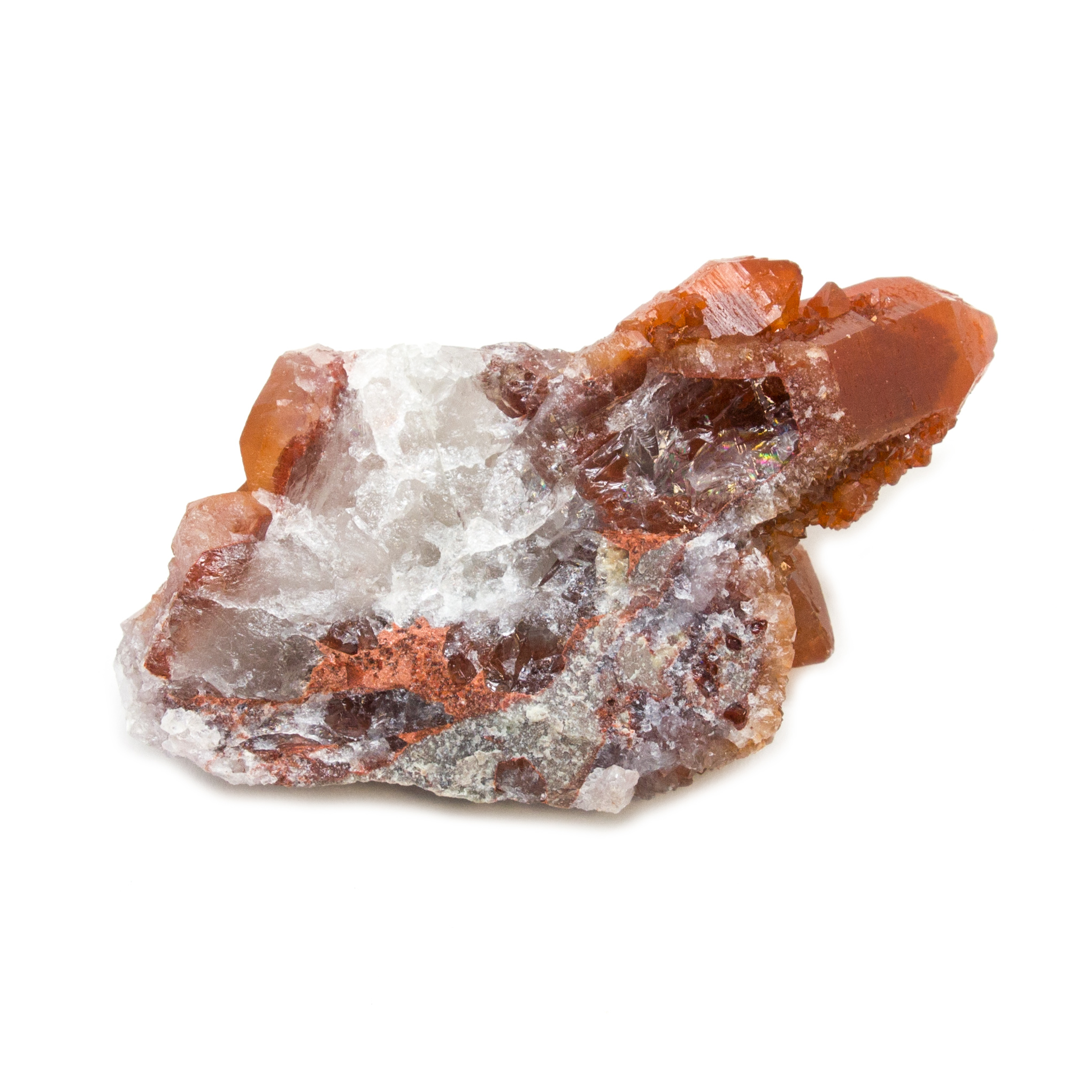 Red Quartz Cluster Crystal Vaults