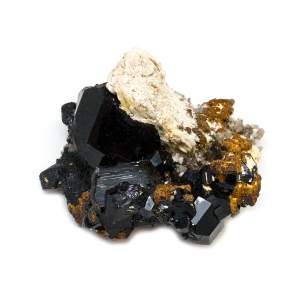 Black Tourmaline Cluster-0