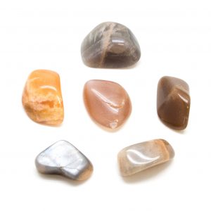 Earth Tone Moonstone Tumbled Set (Large)-172512 Earth Tone Moonstone Tumbled Set (Large)-172512