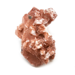 Red Hematite Quartz with Chalcopyrite Cluster-0