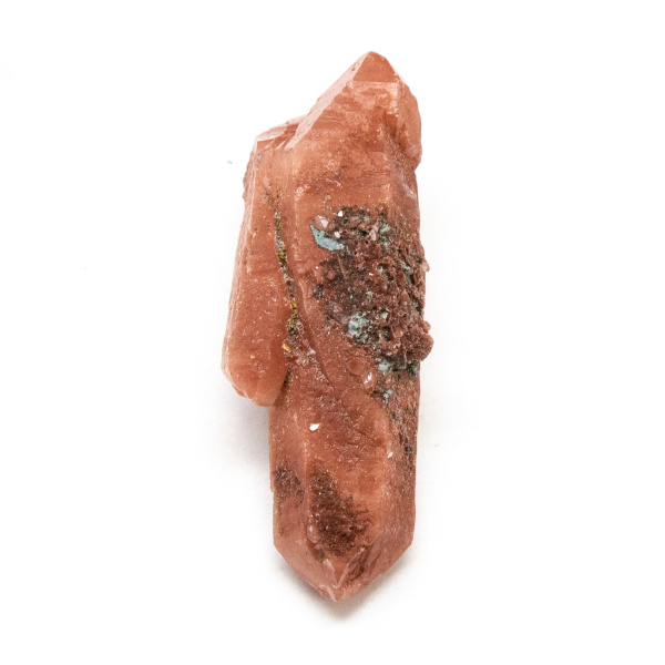 Red Hematite Quartz with Chalcopyrite Cluster-0