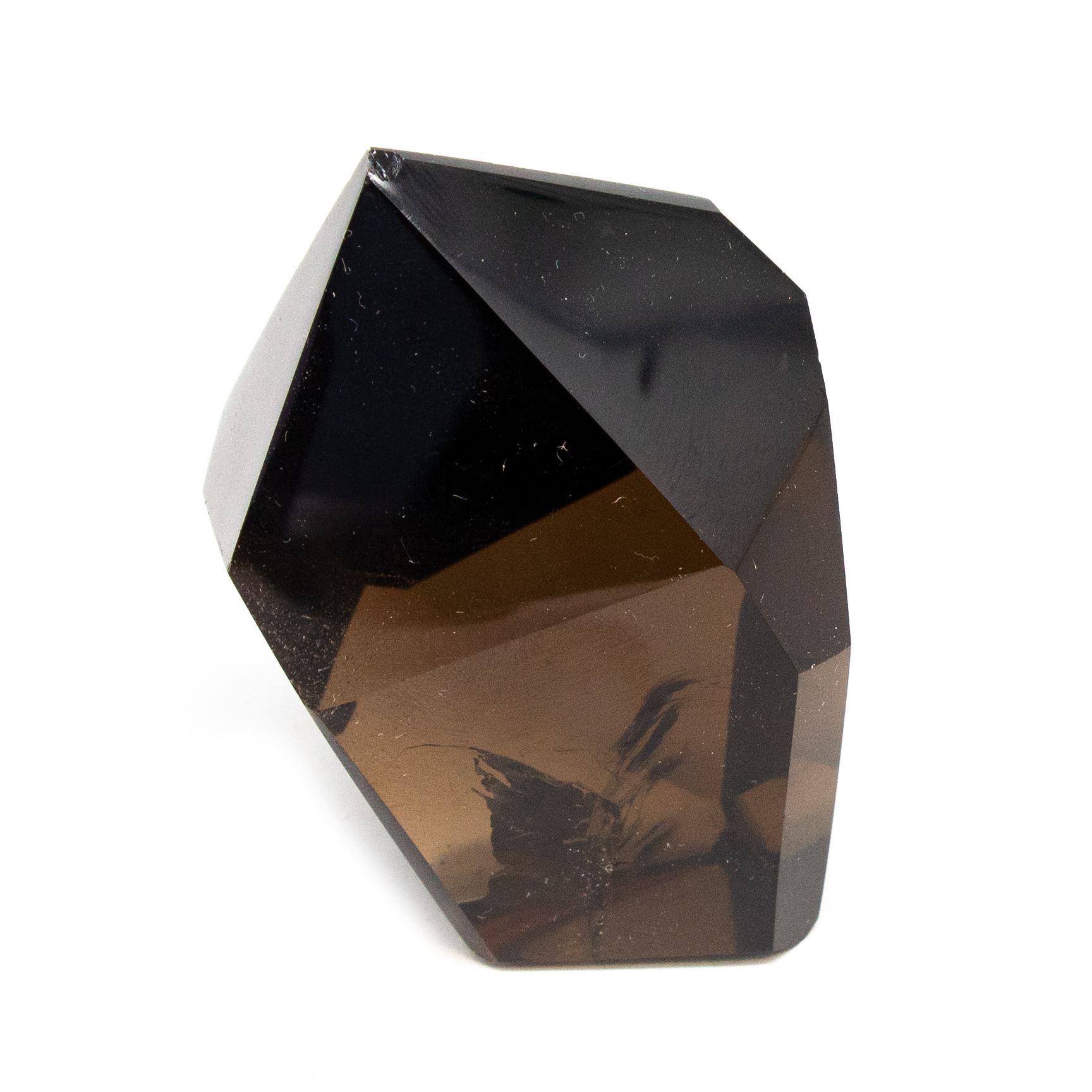 smoky quartz polished