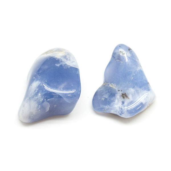 Blue Chalcedony Aura Stone Pair(Small)-182578