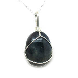 Peacock Labradorite Pendant (Medium)-0