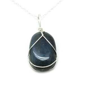 Peacock Labradorite Pendant (Large)-0