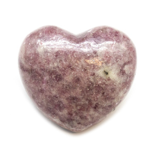 Lepidolite Heart (Medium)-0