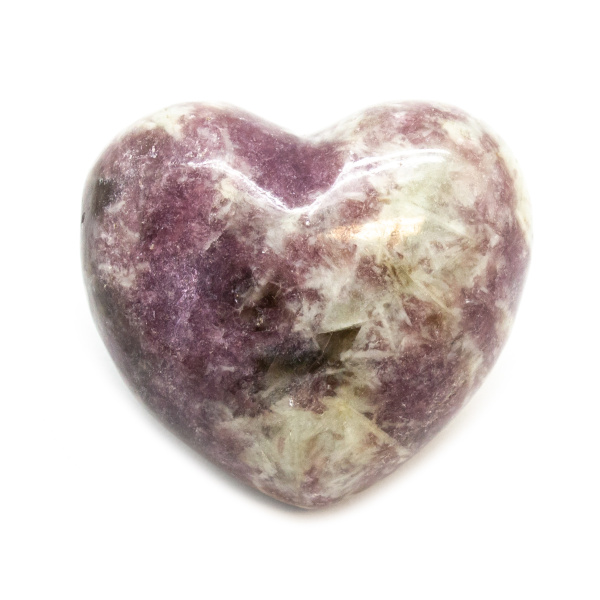 Lepidolite Heart (Medium)-185710