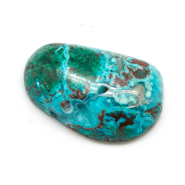 Polished Malachite and Chrysocolla Cabochon-178612