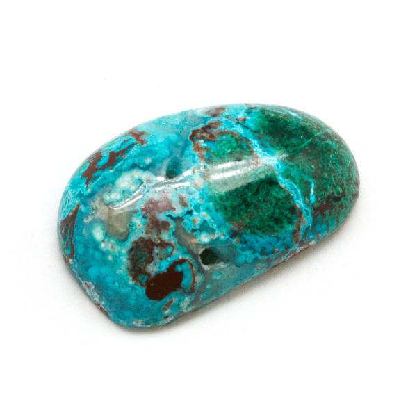 Polished Malachite and Chrysocolla Cabochon-178613