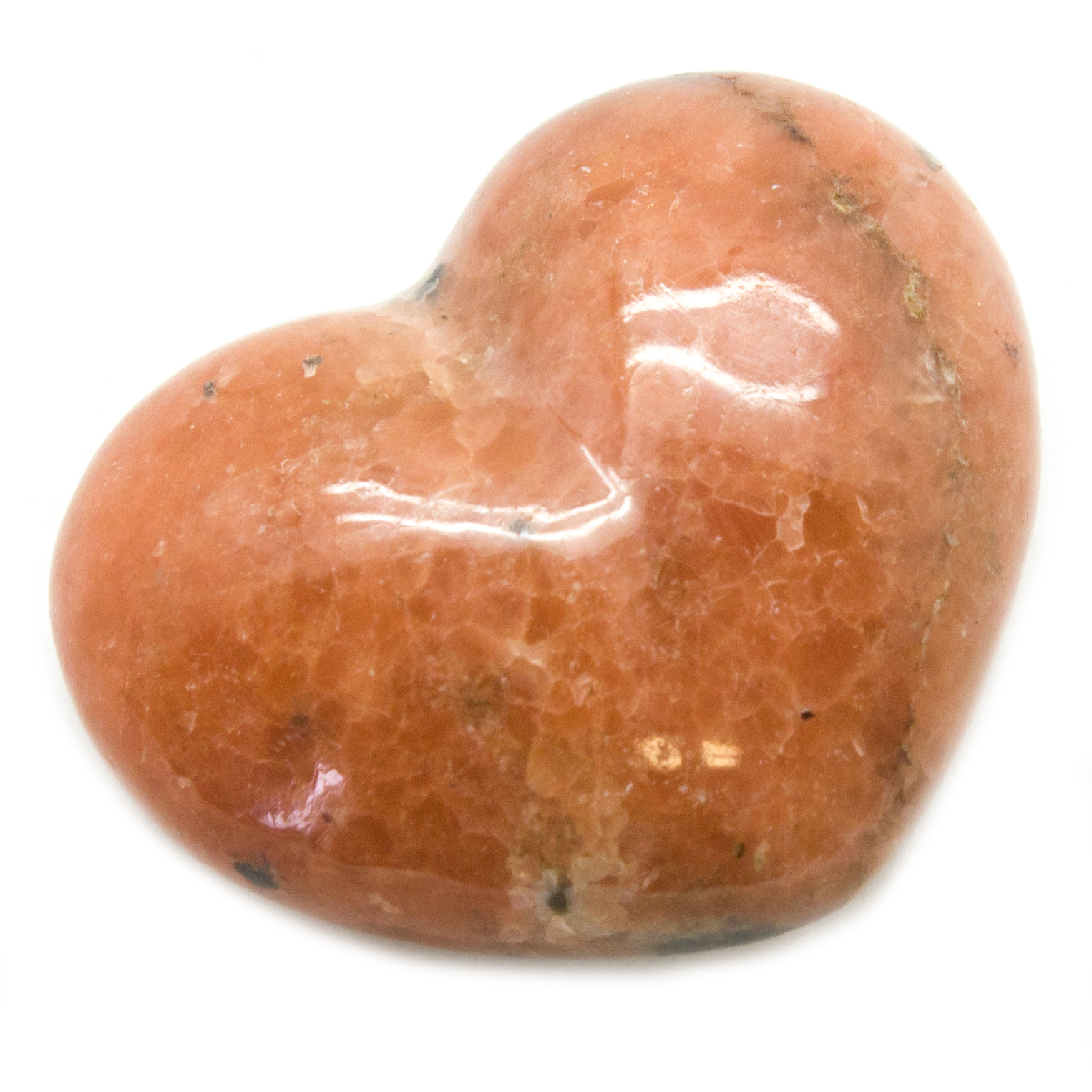 Orange Calcite Heart-187166
