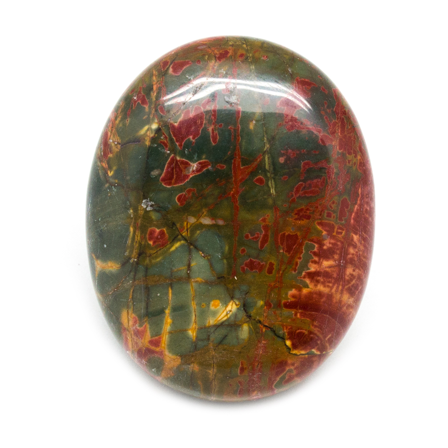 Red Creek Jasper Palm Stone - Crystal