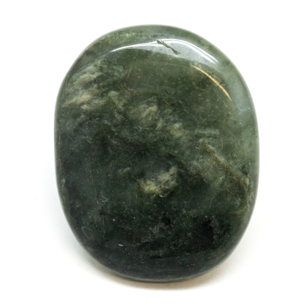 Green Hair Jasper Flat Palm Stone-188391