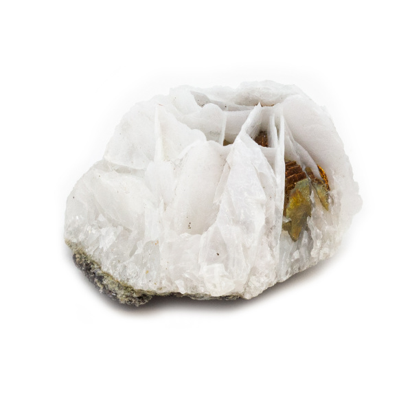 Barite with Chalcopyrite Cluster-0