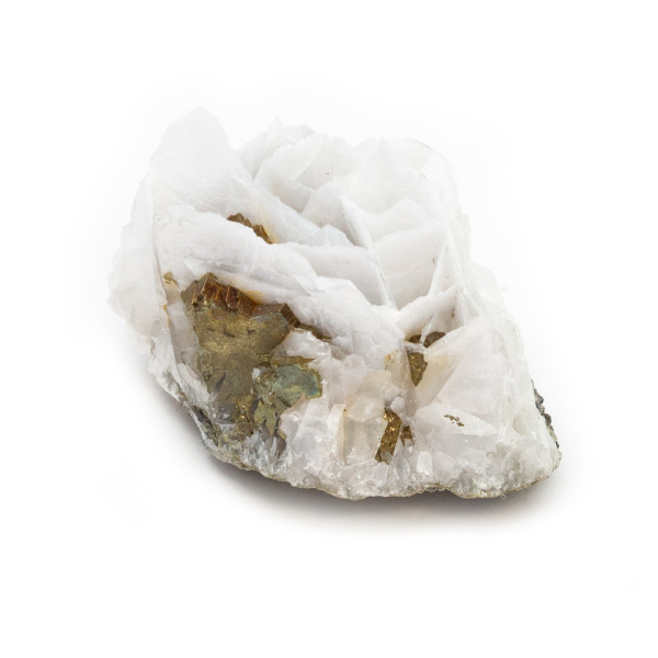 Barite with Chalcopyrite Cluster-189536