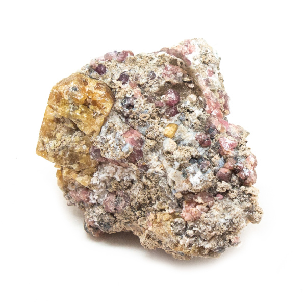 Rhodolite Garnet on Matrix Cluster-190426