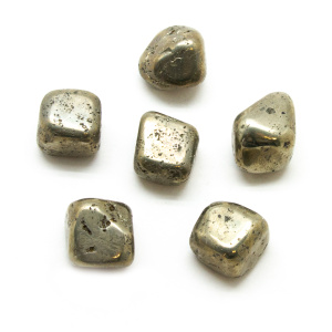 Pyrite Tumbled Stone Set (Medium)-196313
