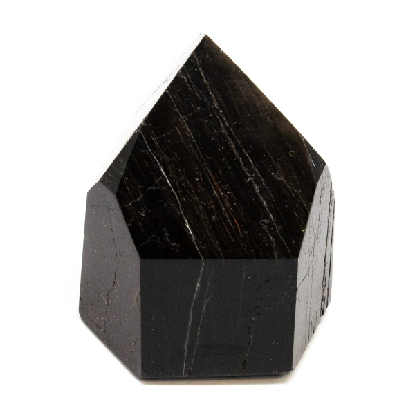 Polished Black Tourmaline with Hematite Generator-0