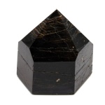 Polished Black Tourmaline with Hematite Generator-199666