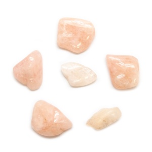 Morganite Tumbled Stone Set (Large)-0