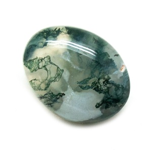 Polished Moss Agate Cabochon-200407