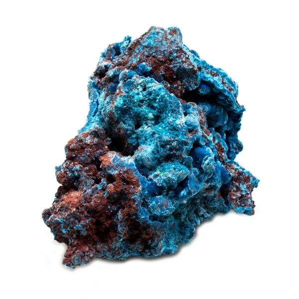 Shattuckite Cluster with Chrysocolla and Azurite-201557