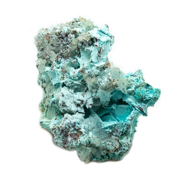 Shattuckite Cluster with Chrysocolla and Azurite-201573