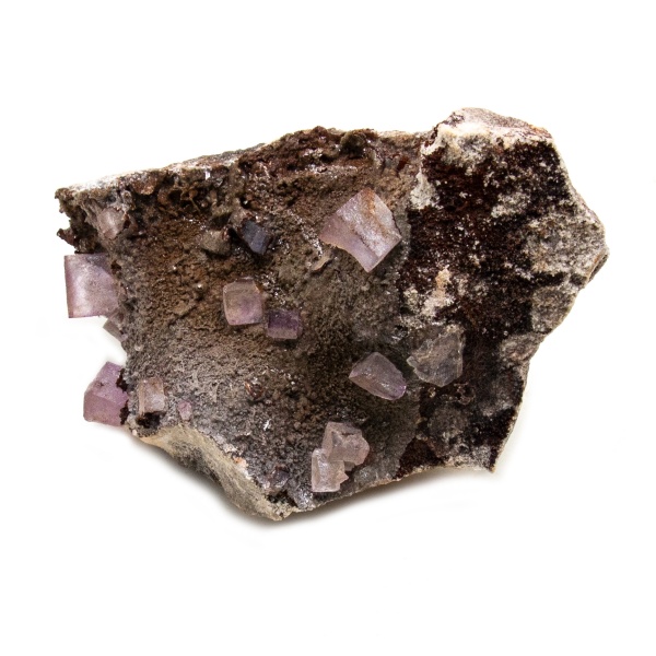 Violet Fluorite Crystal on Matrix-202781
