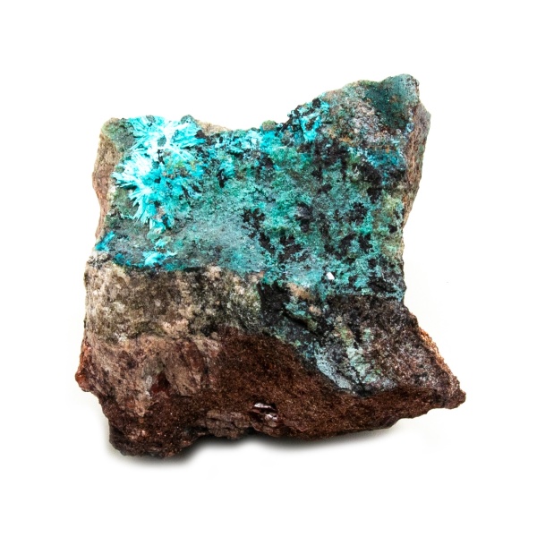 Shattuckite Cluster with Chrysocolla and Azurite-0