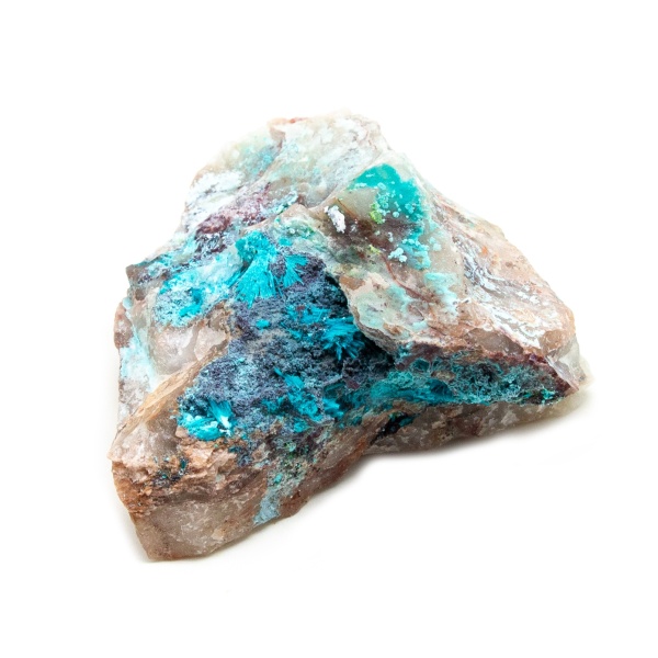 Shattuckite Cluster with Chrysocolla and Azurite-204060