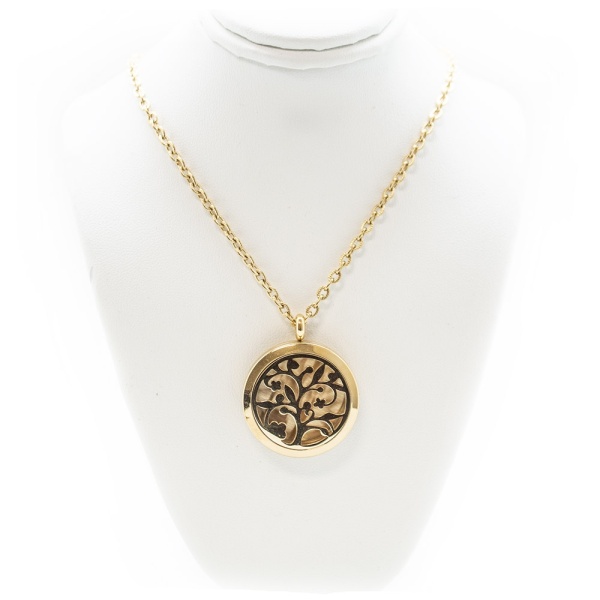 Nature Gold Aromatherapy Pendant-203801