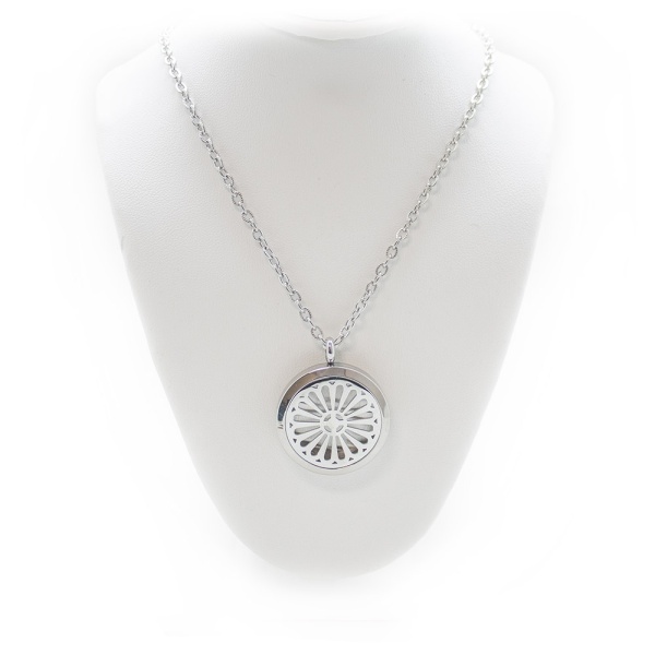 Flower Aromatherapy Pendant-0