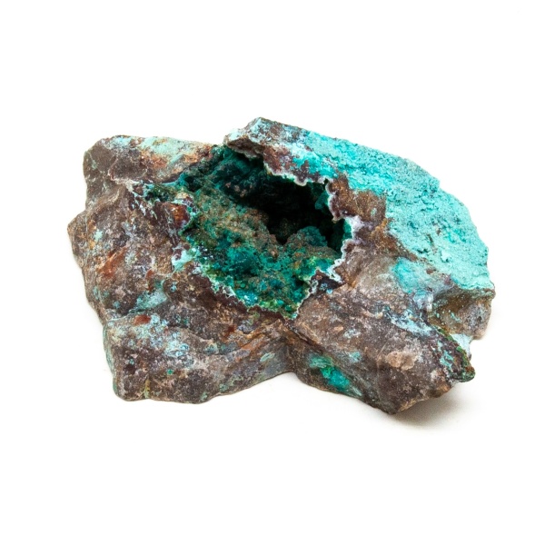 Chrysocolla with Malachite Cluster-0