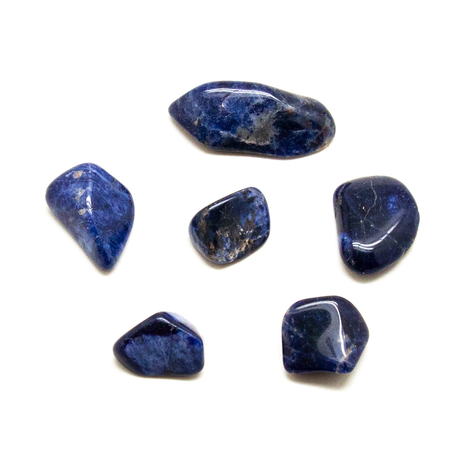 Tumbled Sodalite Crystals