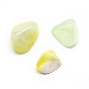 Prehnite with Scolecite Tumbled Set(LG)-0