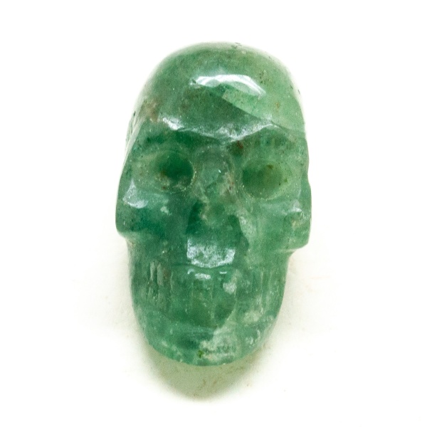 Green Hummingbird Quartz Skull-207632