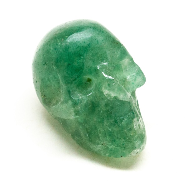 Green Hummingbird Quartz Skull-0