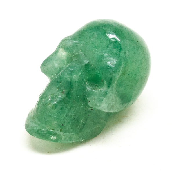 Green Hummingbird Quartz Skull-207633