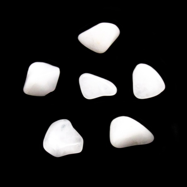 Snow Quartz Tumbled Set (Medium)-0