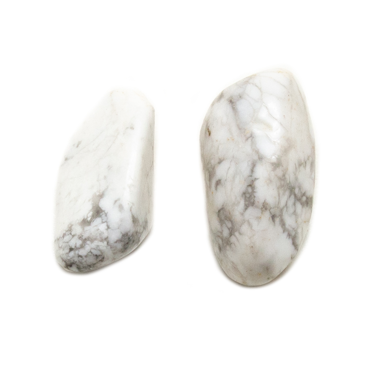 Howlite Aura Stone Pair (Small)-207794