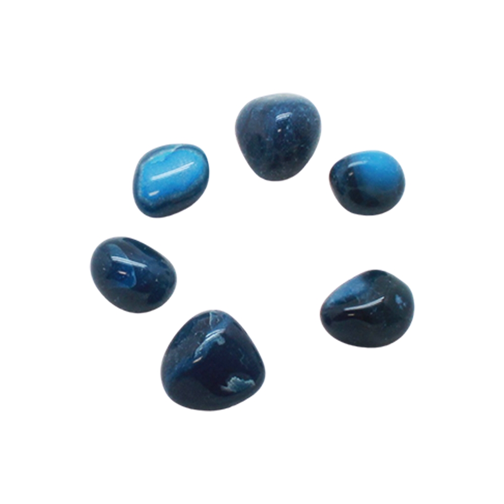 Blue Onyx Tumbled Set Large Crystal Vaults Blue Onyx Tumbled Set Large Crystal Vaults