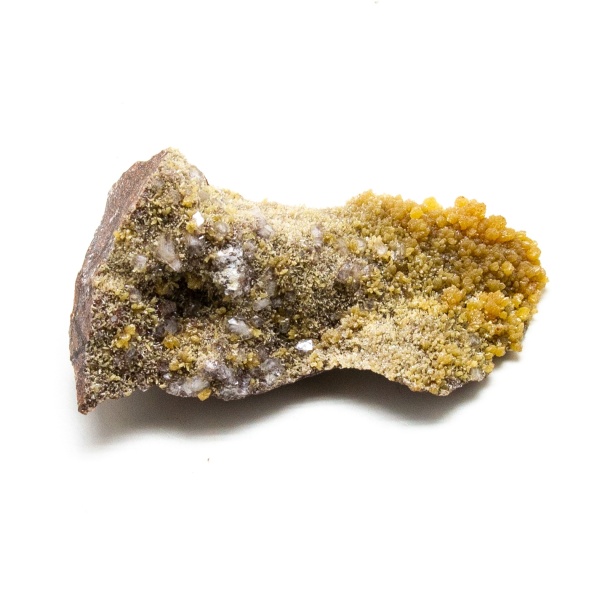 Mimetite with Calcite Cluster-0