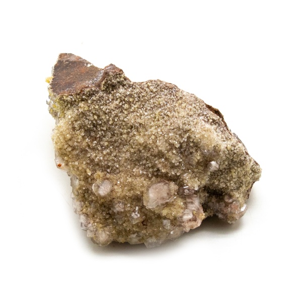 Mimetite with Calcite Cluster-0