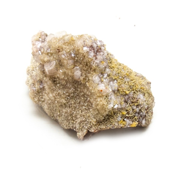 Mimetite with Calcite Cluster-210945