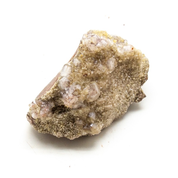 Mimetite with Calcite Cluster-210946
